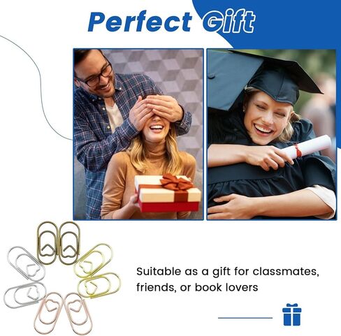 200 قطعة من مشابك الورق على شكل قلب الحب، معدنية مقاس 0.768 بوصة، مشابك ورقية صغيرة لطيفة ومشابك إشارات مرجعية لتزيين المكتب والمدرسة والمكتب والمستندات والملاحظات والأعمال الورقية وسجلات القصاصات والحرف اليدوية in Kuwait