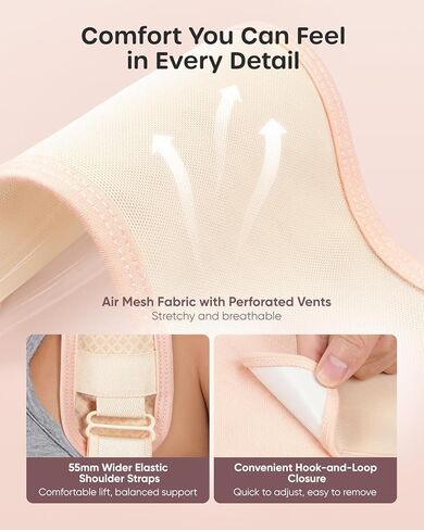 Nuliie Pregnancy Belly Band with Shoulder Straps, Non-Slip Maternity Belly Band for Back, Abdomen & Waist Support, Pregnancy Belt Adjustable Fit, Comfortable Wear, S in Kuwait