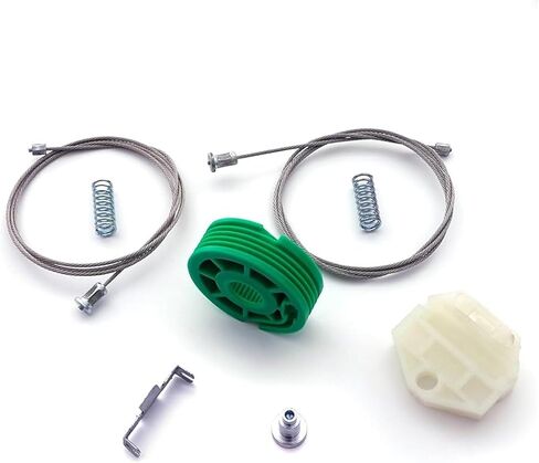 Mercedes W124 Window Regulator Repair Kit Clips Rear Compatible with Right or Left Door1247300346, Black in Saudi Arabia