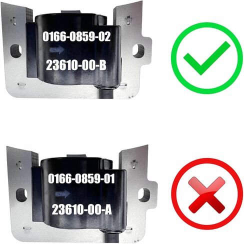 Ignition Coil for Cummins Onan RV Generator with 21" 573mm Wire Replace Part No. 166-0859-02 A058T425 with Spark Plug in Kuwait