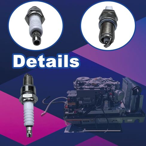 Ignition Coil for Cummins Onan RV Generator with 21" 573mm Wire Replace Part No. 166-0859-02 A058T425 with Spark Plug in Kuwait