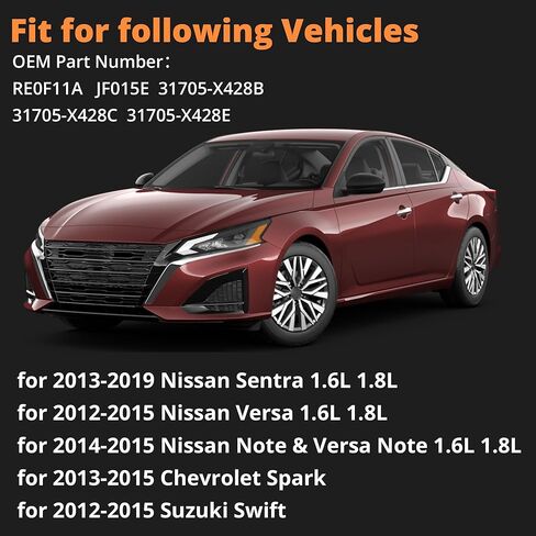 RE0F11A JF015E CVT جسم صمام ناقل الحركة مع ملفات لولبية وفلتر مجموعة حشية وعاء الزيت لنيسان سنترا 2013-2019، فيرسا 2012-2019، لشفروليه سبارك 2013-2015، لميتسوبيشي سوزوكي # 31705-X428E in Saudi Arabia
