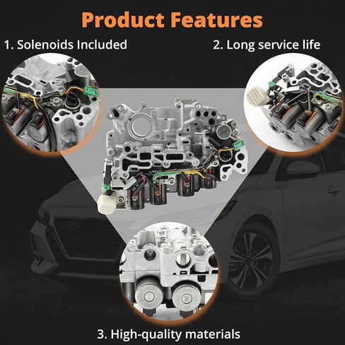 RE0F11A JF015E CVT جسم صمام ناقل الحركة مع ملفات لولبية وفلتر مجموعة حشية وعاء الزيت لنيسان سنترا 2013-2019، فيرسا 2012-2019، لشفروليه سبارك 2013-2015، لميتسوبيشي سوزوكي # 31705-X428E in Saudi Arabia