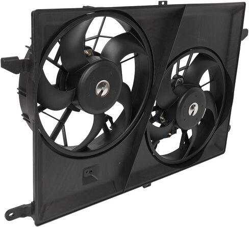 12 Volt Radiator Condenser Fan Assembly Compatible for 2008-2017 for Enclave 3.6L 2007-2010 for Outlook 3.6L, Driver Passenger Side/LH RH Radiator Fan 621930 in Saudi Arabia