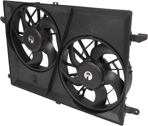 12 Volt Radiator Condenser Fan Assembly Compatible for 2008-2017 for Enclave 3.6L 2007-2010 for Outlook 3.6L, Driver Passenger Side/LH RH Radiator Fan 621930 in Saudi Arabia