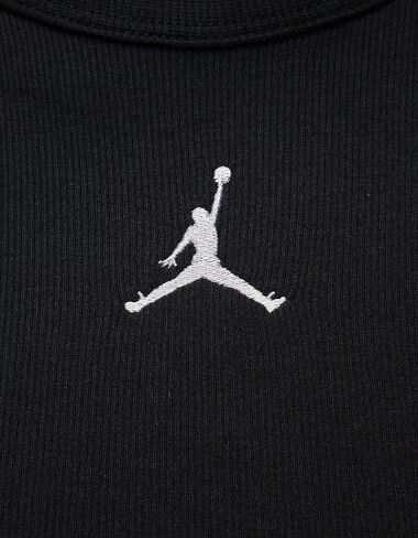 فستان JORDAN Essentials للسيدات بدون أكمام، أسود/أبيض، مقاس صغير in Saudi Arabia