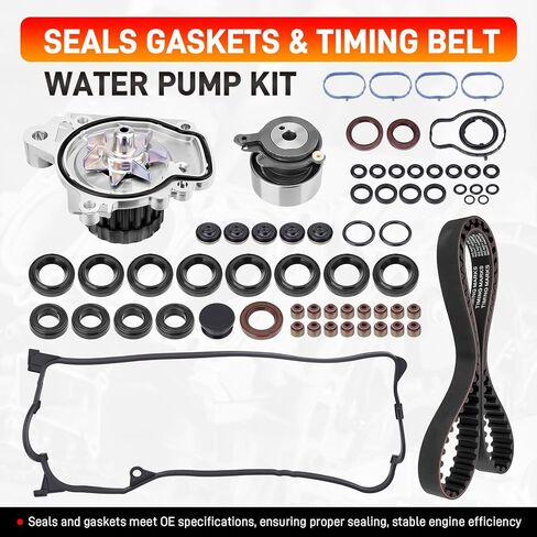 HS26236PT Head Gasket Set Timing Belt Kit W/Water Pump Compatible with Honda Civic HX/EX 1668CC/1700CC 1.7L 2001-2005 D17A2 D17A6 Replace#HS26236PT-2 HS4034 in Saudi Arabia