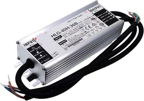 1 قطعة HLG-40H-42B 42 فولت 0.96A الجهد المستمر تيار مستمر يعتم LED الإضاءة سائق المياه برهان PFC IP67 in Saudi Arabia