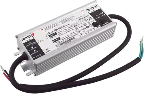 1pcs HLG-60H-24A 24VDC 2.5A Waterproof IP65 Rating PFC Function 60W Constant in Saudi Arabia