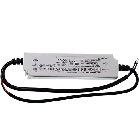 1pcs LPF-60-12 12V 5A 60W Constant Voltage Constant Current LED Driver PFC IP67 in Saudi Arabia