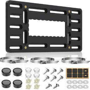 License Plate Frame with Mounting Screws & Cable Tie in Saudi Arabia