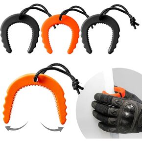 3 Pack First Responder Door Stop - Heavy Duty Emergency Door Wedge - Non-Slip Entry Tool for Law Enforcement, Police, Firefighters & EMS - Compact Safety Jammer (2 Black & 1 Orange) in Saudi Arabia