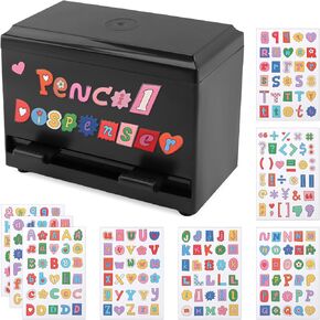 MAYIT Plastic Pencil Dispenser – Teacher Must-Have Desk Organizer, Holds Bulk Pencils & Straws for Classroom, Home, Restaurant in Kuwait