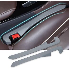Car Seat Gap Filler Set of 2, Car Accessories Interior Organizer, Seat Gap Plug Fit Sedan SUV Truck, Black in Kuwait