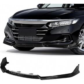 Archaic Front Bumper Lip Compatible with 2018-2020 Honda Accord, JDM Style 3Pcs Air Dam Spoiler Splitter Fit for SE/EX-L/LX/Touring, Splitter Under Chin Body Kit Lower Spoiler. in Saudi Arabia