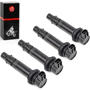 Ignition Coil 4pcs Compatible with Yamaha YZF R6 2006-2007 R1 2002-2006 FZ1 2006-2014 Vmax 1700 VMX1700 2009-2020 5PW-82310-00-00 5VY-82310-00-00 2C0-82310-00-00 in Kuwait