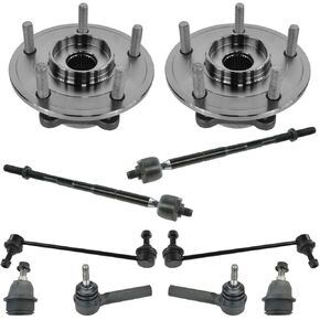 10pc Tie Rod Wheel Bearing Ball Joint & Sway Bar Kit for Dodge for Journey 3.5L 2010 & 2.4L 2009-2020 & 3.6L 2011-2019 in Kuwait