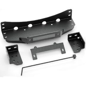 Winch Mounting Plate Compatible with 2018–2026 Jeep Wrangler JL JLU 10th Anniversary Style, Fits 10" x 4.5" Winch Bolt Pattern, Heavy-Duty Steel Bracket, 12000lb Towing Capacity, Black in Saudi Arabia