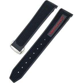 JDIME 19mm 21mm 20mm Watchbands For Omega Speedmaster 326 Watch Strap Seamaster 300 Black Sport Bracelet Rubber Silicone Soft Watchband in Kuwait