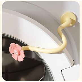 Front Load Washer Door Prop, Washing Machine Door Holder, Removable Washer Magnet Door Stopper Keep Washer Door Open to Prevent Odors in Kuwait