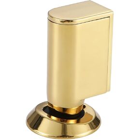 Strong Magnetic Windproof Door Stopper Heavy Duty Doorstops Wall&Wallpaper Protect Height Adjustable Door-Holder No Drilling Keep Door Open with Screws and Adhesive Pads, 1 Pack, Gold in Saudi Arabia