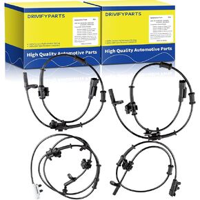 ABS Wheel Speed Sensor Front Rear Left Right Fit for 2015-2022 Chrysler (RWD) 300, Dodge Challenger (RWD), Dodge Charger (RWD) 2015 2016 2017 2018 2019 2020 2021 2022, ALS2892 ALS2295 ALS2305, 4pcs in Kuwait