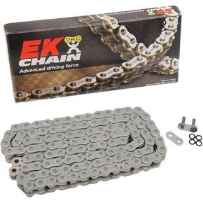 "EK Chain 520 ZVX3 Series ZX-Ring Chain - 120 Links - Chrome in Kuwait