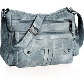 ELDA Crossbody Bag For Women Hobo Fashion Purses and handbags Daily Medium Shoulder Bags Multi Pocket Lightweight Pocketbook in Kuwait