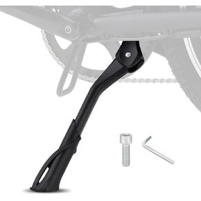 Bike Kickstand Rear Mount – Adjustable Kickstand for Mountain Bike, Road Bike, Ebike – Bicycle Kickstand with Non-Slip Rubber Foot, Fits 26 inch/29 inch Wheels – Kickstand for Adult Bike Supports 35k Alloy Stand in Saudi Arabia