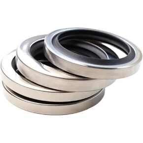 Stainless Steel Skeleton Oil Seal Temperature and Speed Rotary Shaft Seal Gasket Air Compressor Inner Diameter 8-35mm(12x22x7(1pcs)) in Kuwait