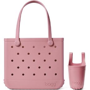 حقيبة BOGG BAG متوسطة الحجم (أحمر الخدود) + Bevy (أحمر الخدود) - 15 بوصة طول × 5 بوصة عرض × 12.5 بوصة ارتفاع - الشاطئ، حمام السباحة، القارب، الرياضة - جميع الأغراض EVA - خفيفة الوزن، قابلة للغسل، متينة in Kuwait