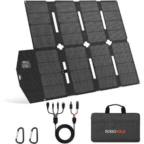 100W Portable Solar Panel MC-4 Foldable Solar Panel Charger Kits 18V IP68 Waterproof Lightweight and Compact for Small Power Station RV Travel Outdoor Activities in Saudi Arabia