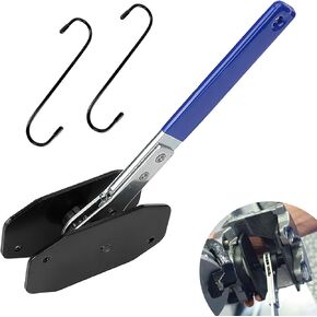 أداة ضغط فرجار الفرامل، أداة وسادة فرامل بسقاطة متأرجحة 360 درجة مع شماعات فرجار، موزع مكبس عالمي لمجموعة إصلاح السيارة ذات المكبس المزدوج المزدوج (أزرق) in Kuwait