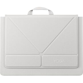 Lenovo Yoga Tote Sleeve Case for Laptops with 16-inch Display, Multi-Compartment Organizer with Convertible Stand, Lightweight Protective Polyester & Microfiber Sleeve, Seashell in Kuwait