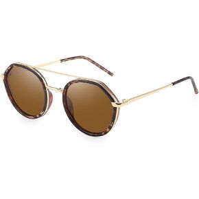 نظارات شمسية ريترو متشابكة خالية من التشابك للنساء بإطار دائري عصري 2026 ظلال سيدة مصممة أزياء in Kuwait