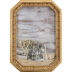 eletecpro 4x6 Vintage Picture Frame, Antique Ornate Gold Photo Frame 4 x 6 with Glass Cover for Tabletop or Wall Decor, Vintage Gold in Kuwait
