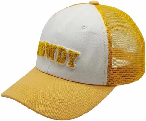 ScarvesMe Women Howdy Embroidered Solid Color Mesh Back Cotton Adjustable Baseball Cap in Saudi Arabia