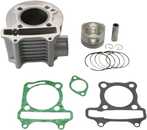 Cylinder Block Kit 125cc 52.4mm Compatible With Agility125 Carry R16 Rs Like125 Lx Like People Eu 3 Super 8 125 4T in Saudi Arabia