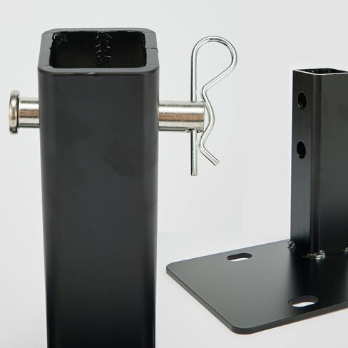 Legines Hitch Mount License Plate Holder Bracket – Heavy-Duty 5.2 mm Steel, Compatible with 2-inch Hitch Receivers，Anti-Rust Coating, No-Drill Universal Fit for Truck/SUV/RV Receiver in Saudi Arabia