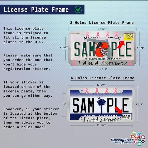 إيجابيات سريعة، أفضل أن أكون في أريزونا، إطار لوحة ترخيص معدني من الزنك، حامل بطاقات السيارة التلقائي - كروم بفتحتين in Kuwait
