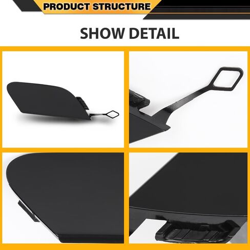 Rear Bumper Tow Hook Cover Cap Compatible with Benz W222 S-Class S400 S450 S500 S550 S550e S560 S600 2014-2019,Not Fit for Cars W/AMG Sport Package 2228850424 in Saudi Arabia