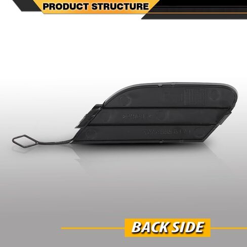 Rear Bumper Tow Hook Cover Cap Compatible with Benz W222 S-Class S400 S450 S500 S550 S550e S560 S600 2014-2019,Not Fit for Cars W/AMG Sport Package 2228850424 in Saudi Arabia