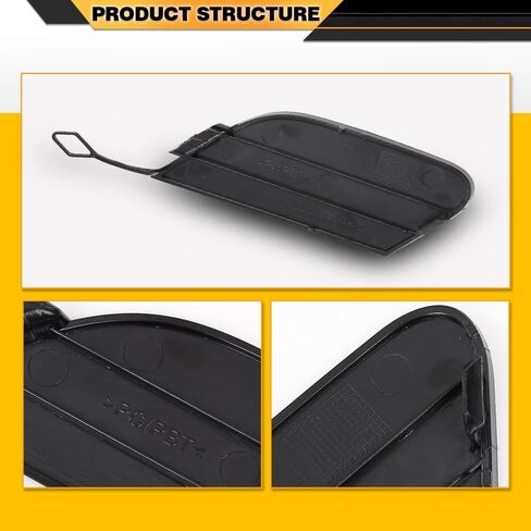 Rear Bumper Tow Hook Cover Cap Compatible with Benz W222 S-Class S400 S450 S500 S550 S550e S560 S600 2014-2019,Not Fit for Cars W/AMG Sport Package 2228850424 in Saudi Arabia