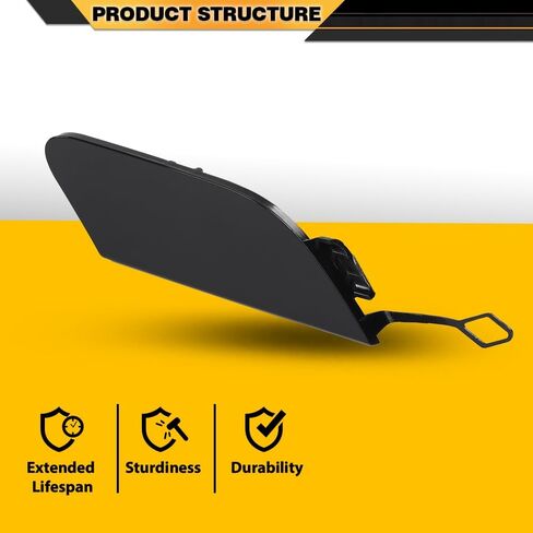 Rear Bumper Tow Hook Cover Cap Compatible with Benz W222 S-Class S400 S450 S500 S550 S550e S560 S600 2014-2019,Not Fit for Cars W/AMG Sport Package 2228850424 in Saudi Arabia