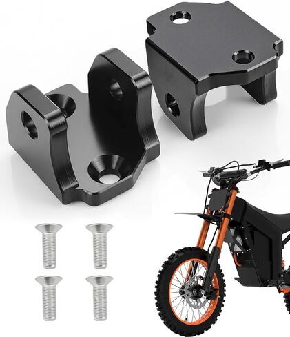 E Dirt Bike Foot Peg Bracket for Tutti Soleil 01, Aluminum Footrest Bracket for Tuttio Soleil 01, Knight Black in Saudi Arabia