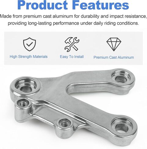 Left Front Footrest Bracket 35011-1874 Compatible with Kawasaki Ninja ZX-6R 1998-2002,Ninja ZX-9R 1998-2003,ZZR600 2005-2008 in Saudi Arabia