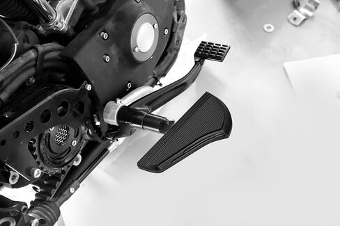 مسند قدم ممتد للألواح الأرضية الخلفية للركاب متوافق مع Harley Sportster Touring Road King Road Glide Electra Glide Street Glide Dyna Black in Saudi Arabia