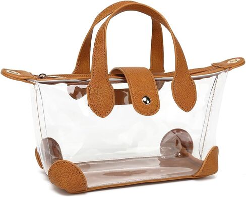 Clear Bag for Stadium Events - Crossbody Clear Purse for Women Stadium Approved, See Through Small Plastic Bag Handbag in Kuwait