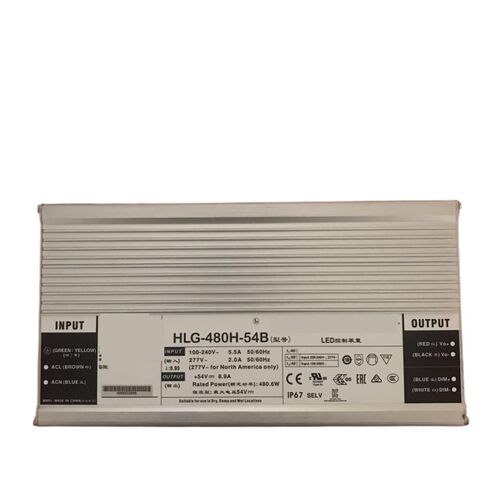 1 قطعة 480 واط الجهد المستمر تيار مستمر عكس الضوء LED سائق مصدر الطاقة HLG-480H-24B 24 فولت/30 فولت/36 فولت/42 فولت/48A/54 فولت (HLG-480H-36B 36 فولت) in Saudi Arabia