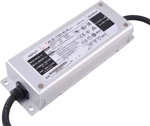 1 قطعة XLG-150-H-A وضع الطاقة المستمر LED الإضاءة سائق Buit-in نشط PFC وظيفة AC-DC IP67 امدادات الطاقة in Saudi Arabia